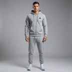 PEAK KNITTED TRACKSUIT LT.GREY