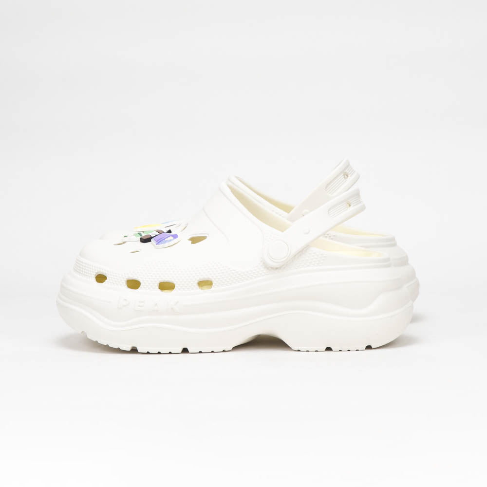 PEAK SLIPPERS SANDALS WHITE