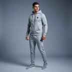 PEAK KNITTED TRACKSUIT LT.GREY