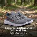 Peak Kids Casual Shoes Grey