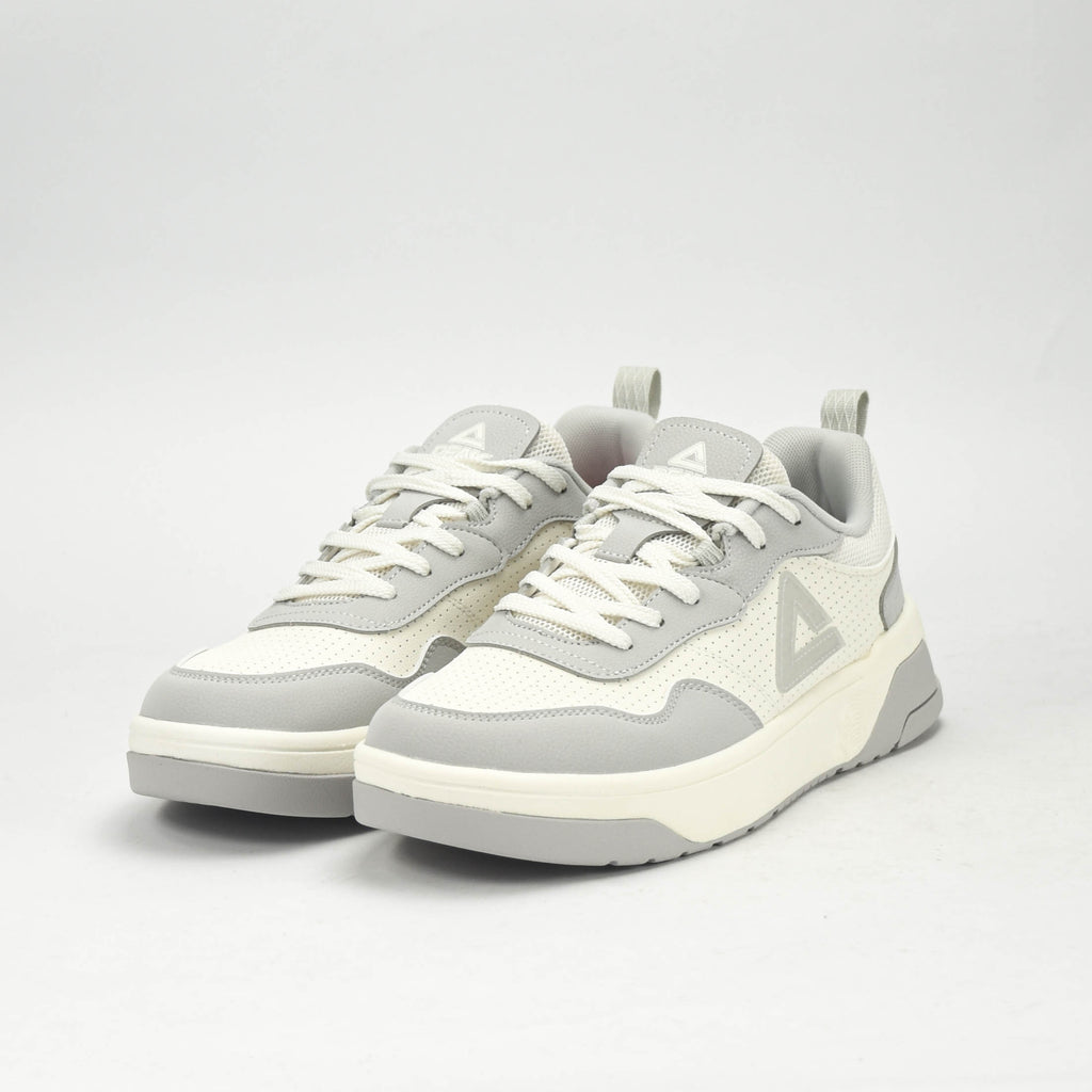 PEAK SPORTS SHOES-WHITE/GREY