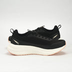 PEAK CUSHION RUNNING SHOES-BLACK/WHITE