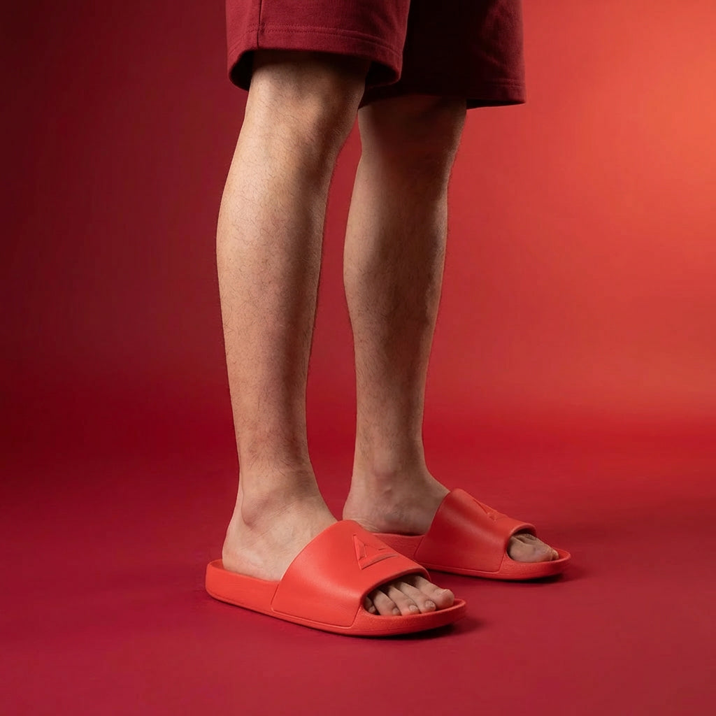 PEAK  CLAQUETTES  SLIPPERS RED