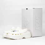 PEAK SLIPPERS SANDALS WHITE